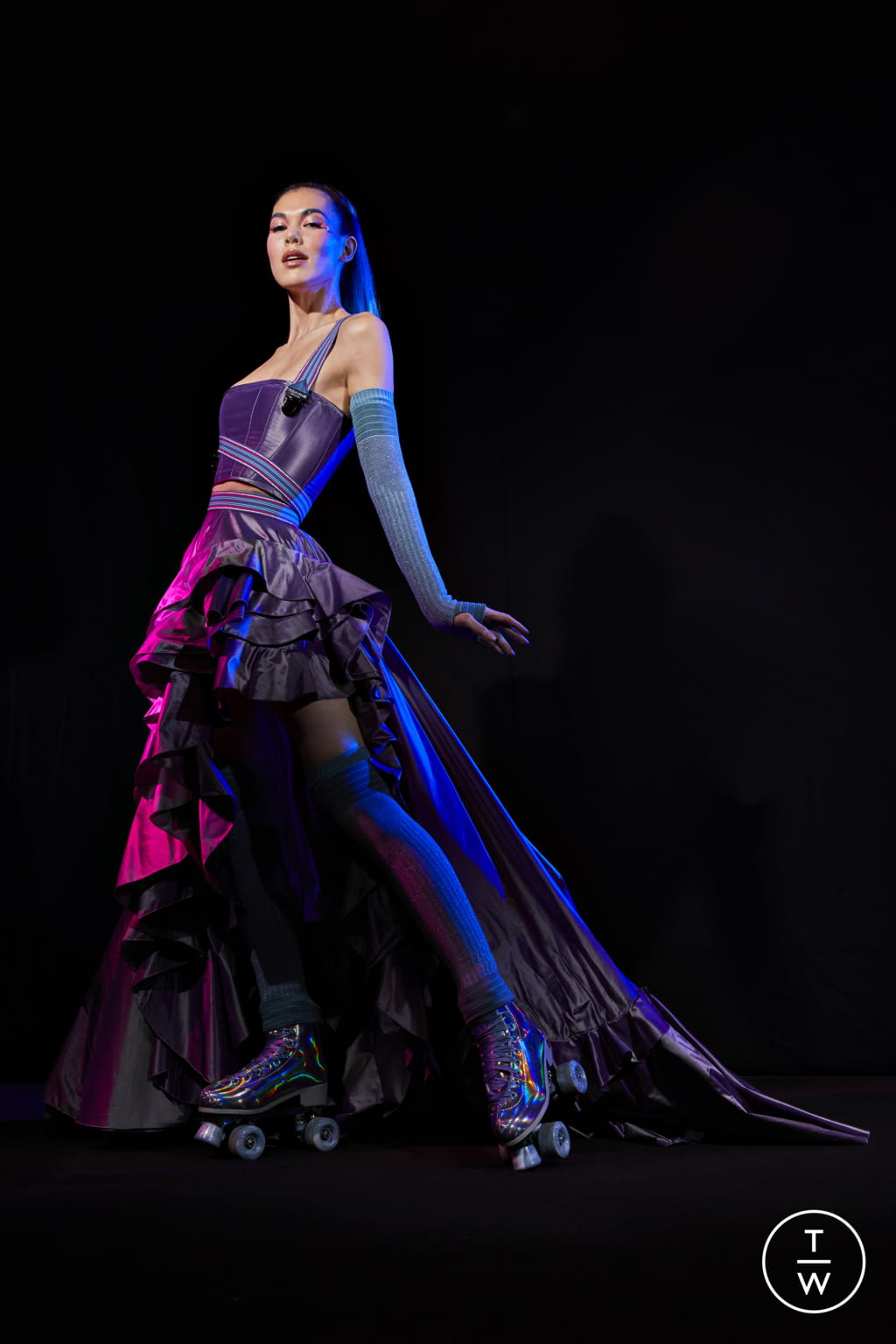 Fashion Week Paris Spring/Summer 2022 look 26 from the Julien Fournié collection couture