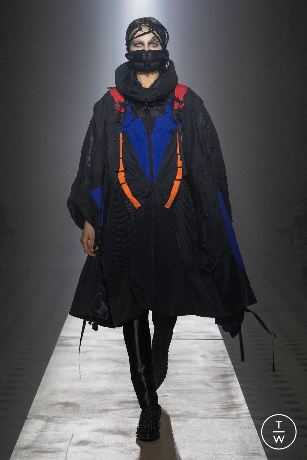 Fashion Week Paris Fall/Winter 2023 look 6 from the Junya Watanabe collection 女装