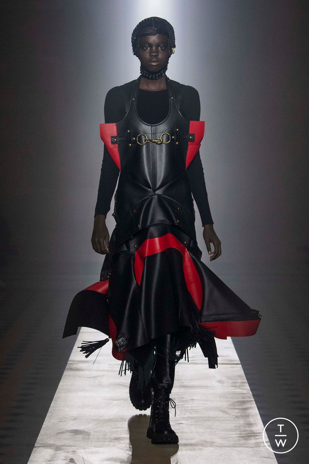 Fashion Week Paris Fall/Winter 2023 look 21 from the Junya Watanabe collection 女装