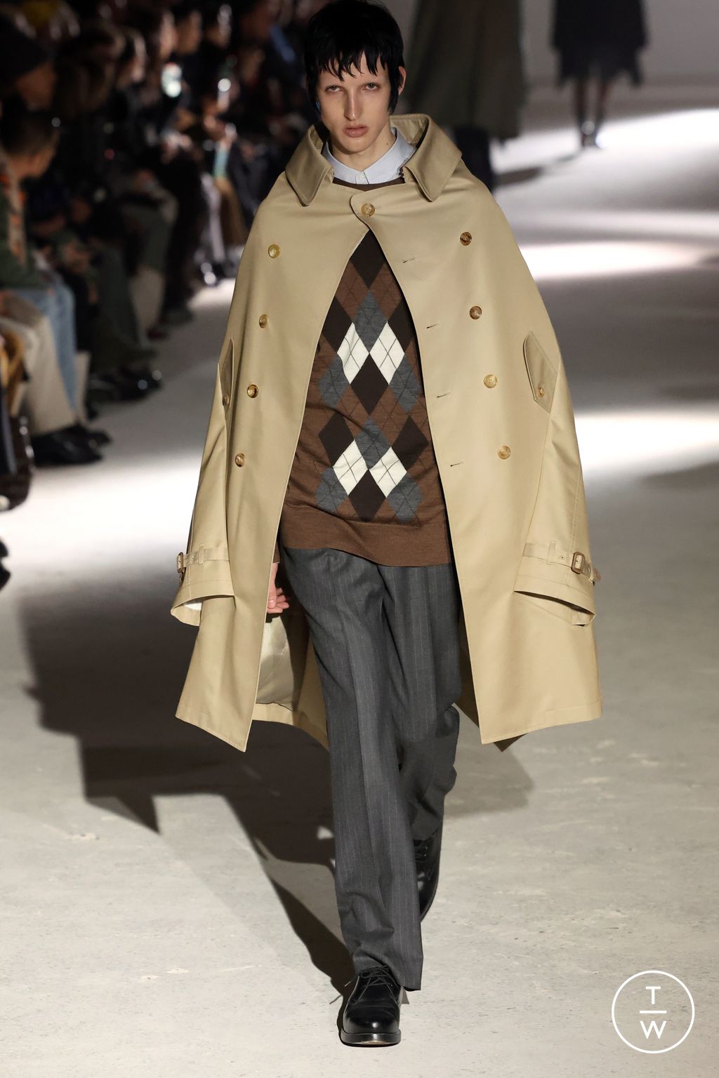 Fashion Week Paris Fall/Winter 2024 look 24 from the Junya Watanabe Man collection menswear
