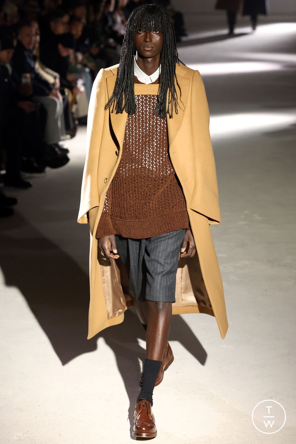 Fashion Week Paris Fall/Winter 2024 look 27 de la collection Junya Watanabe Man menswear