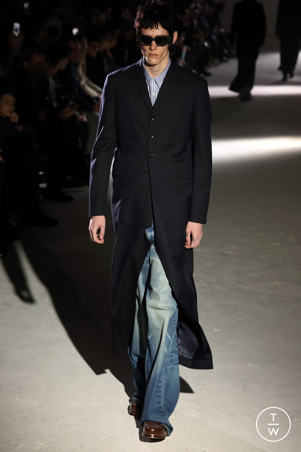Fashion Week Paris Fall/Winter 2024 look 6 from the Junya Watanabe Man collection menswear