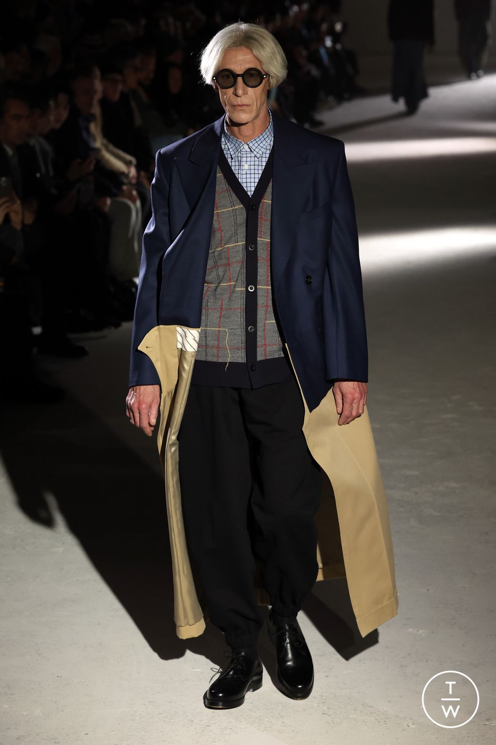 Fashion Week Paris Fall/Winter 2024 look 37 from the Junya Watanabe Man collection menswear