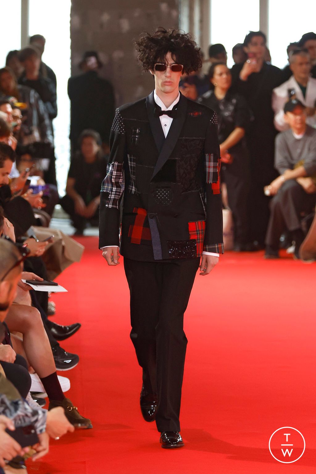 Fashion Week Paris Spring-Summer 2025 look 6 de la collection Junya Watanabe Man menswear