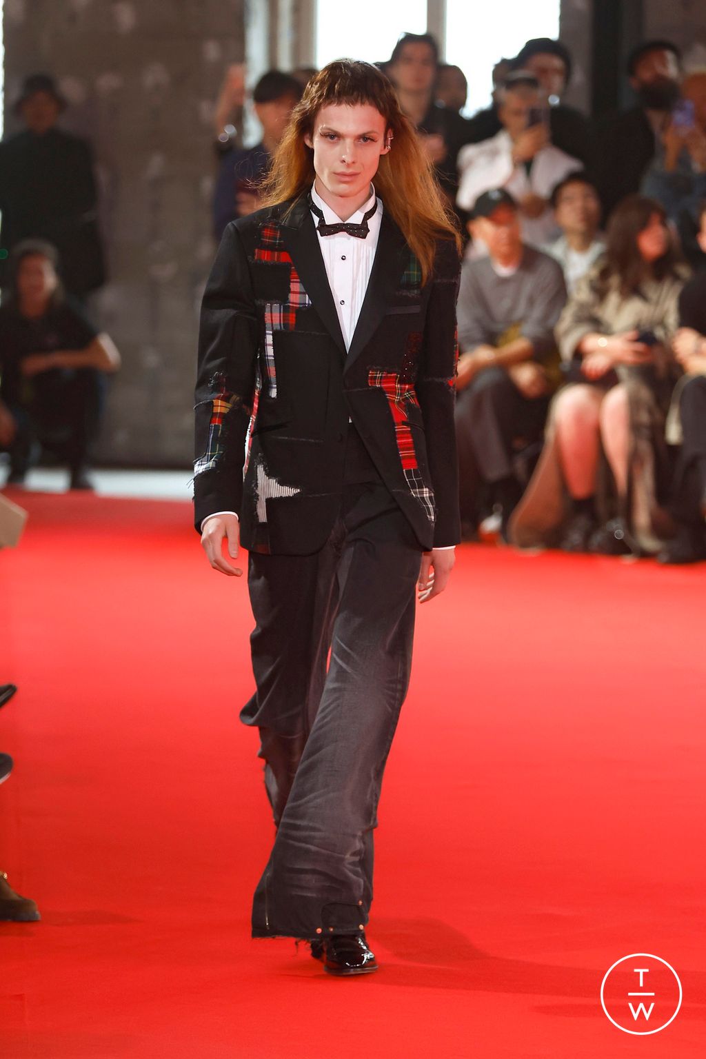 Fashion Week Paris Spring-Summer 2025 look 7 from the Junya Watanabe Man collection menswear