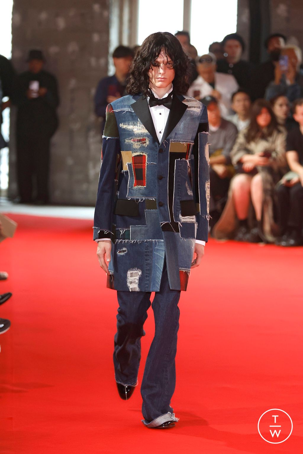 Fashion Week Paris Spring-Summer 2025 look 15 from the Junya Watanabe Man collection menswear
