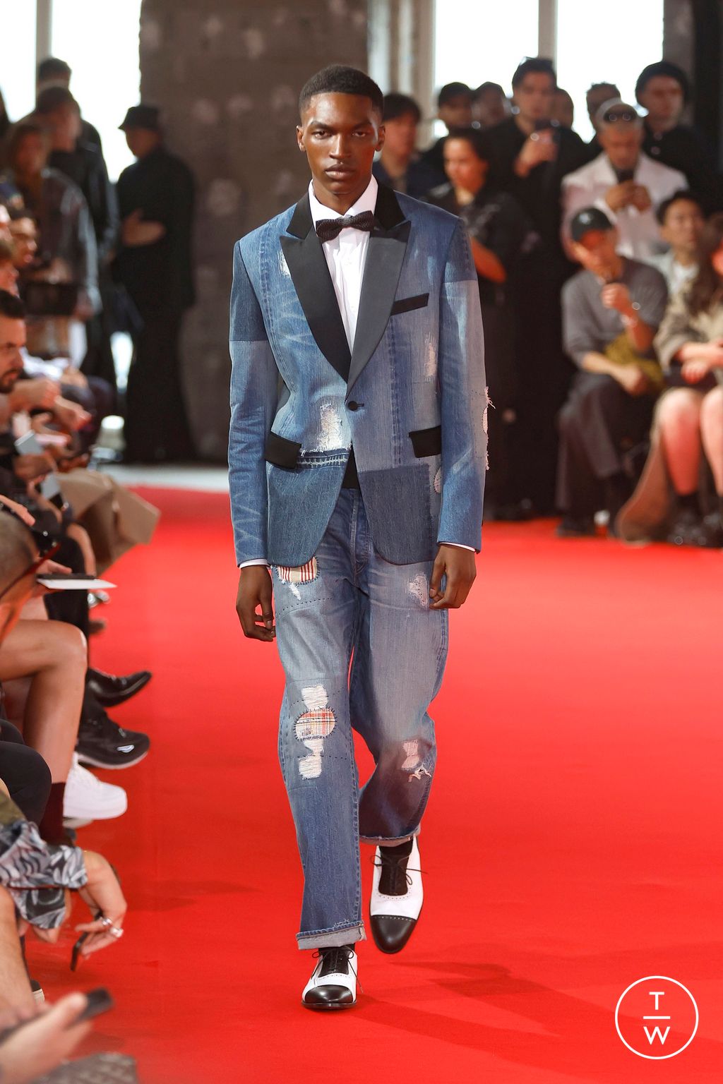 Fashion Week Paris Spring-Summer 2025 look 19 de la collection Junya Watanabe Man menswear