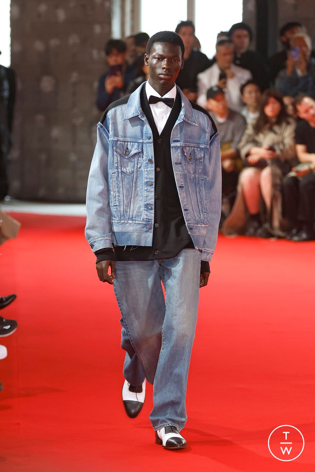 Fashion Week Paris Spring-Summer 2025 look 24 de la collection Junya Watanabe Man menswear