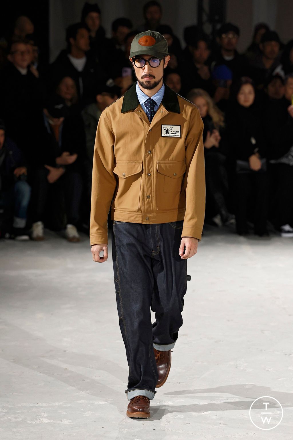 Fashion Week Paris Fall/Winter 2025 look 3 from the Junya Watanabe Man collection menswear
