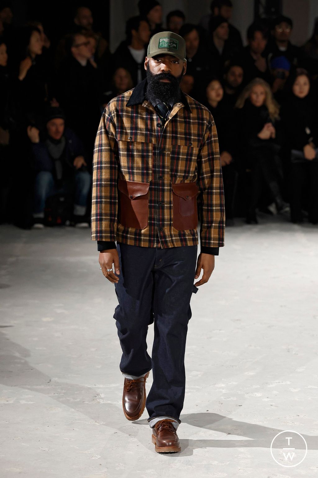 Fashion Week Paris Fall/Winter 2025 look 4 from the Junya Watanabe Man collection menswear