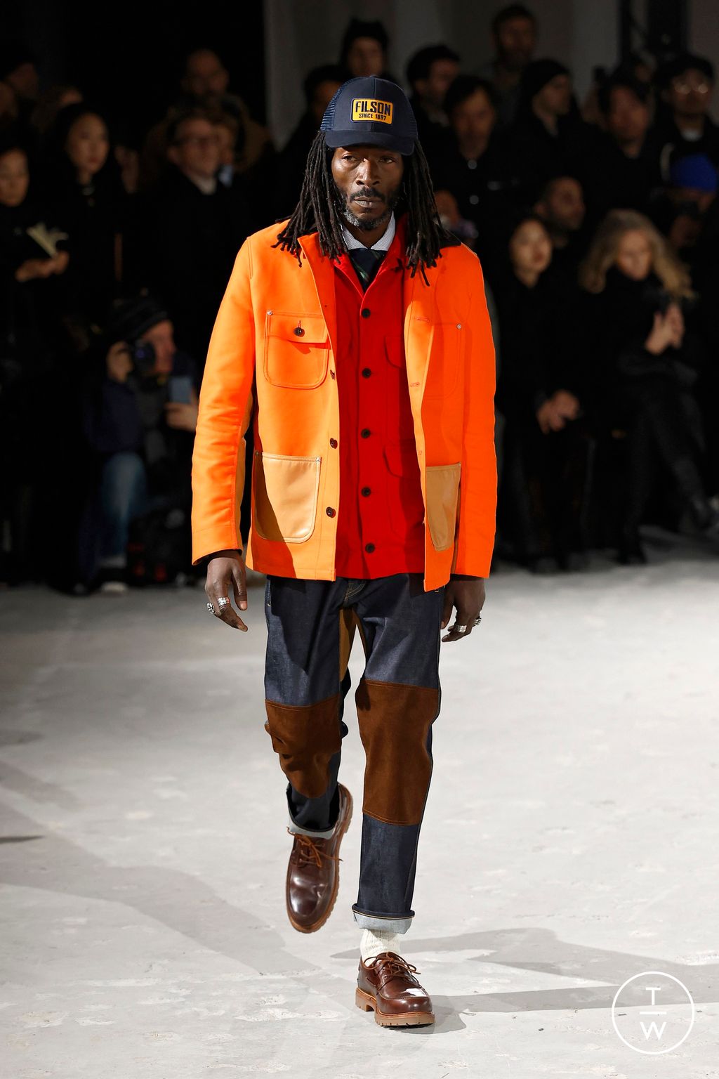 Fashion Week Paris Fall/Winter 2025 look 11 from the Junya Watanabe Man collection menswear