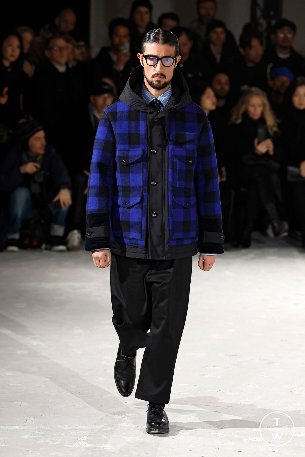 Fashion Week Paris Fall/Winter 2025 look 37 from the Junya Watanabe Man collection menswear