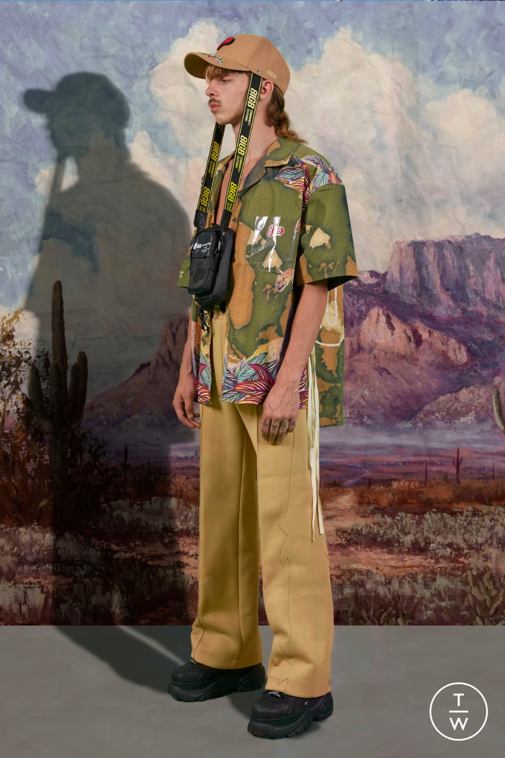 Fashion Week London Spring/Summer 2021 look 12 from the 8IGB community clothing collection 男装