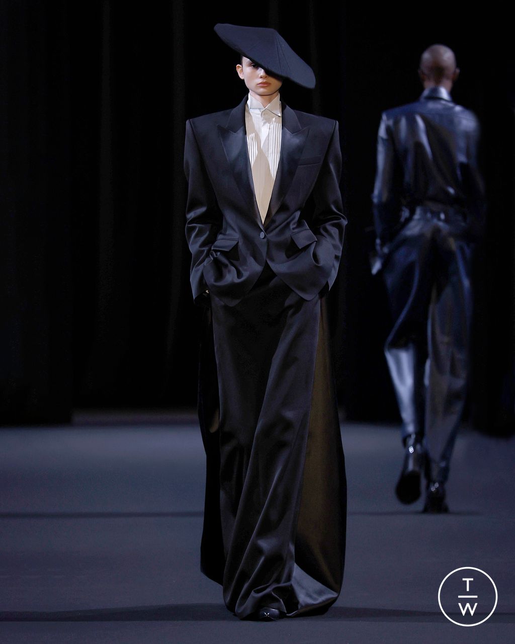 Fashion Week Paris Fall/Winter 2026 look 6 de la collection Juun.J menswear