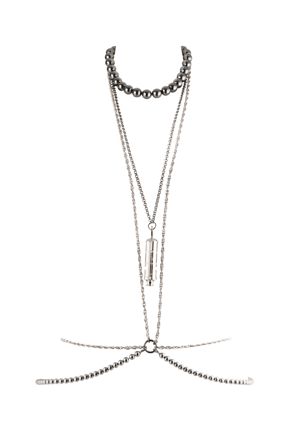 Fashion Week Paris Spring/Summer 2021 look 19 de la collection Marine Serre womenswear accessories