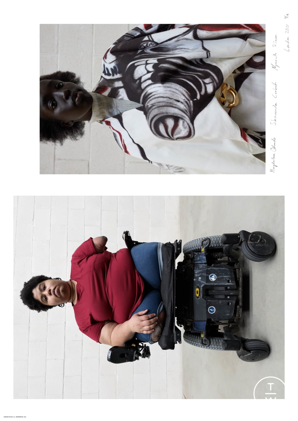 Fashion Week Milan Fall/Winter 2021 look 11 from the JW Anderson collection womenswear