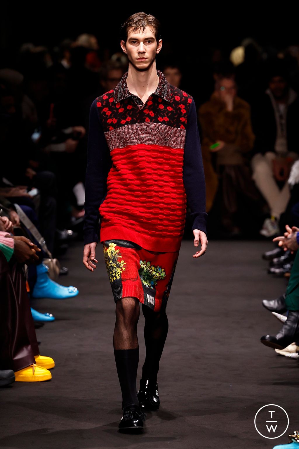 Fashion Week Milan Fall/Winter 2024 look 5 de la collection JW Anderson menswear