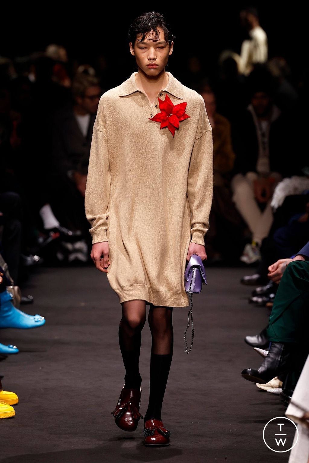 Fashion Week Milan Fall/Winter 2024 look 7 de la collection JW Anderson menswear
