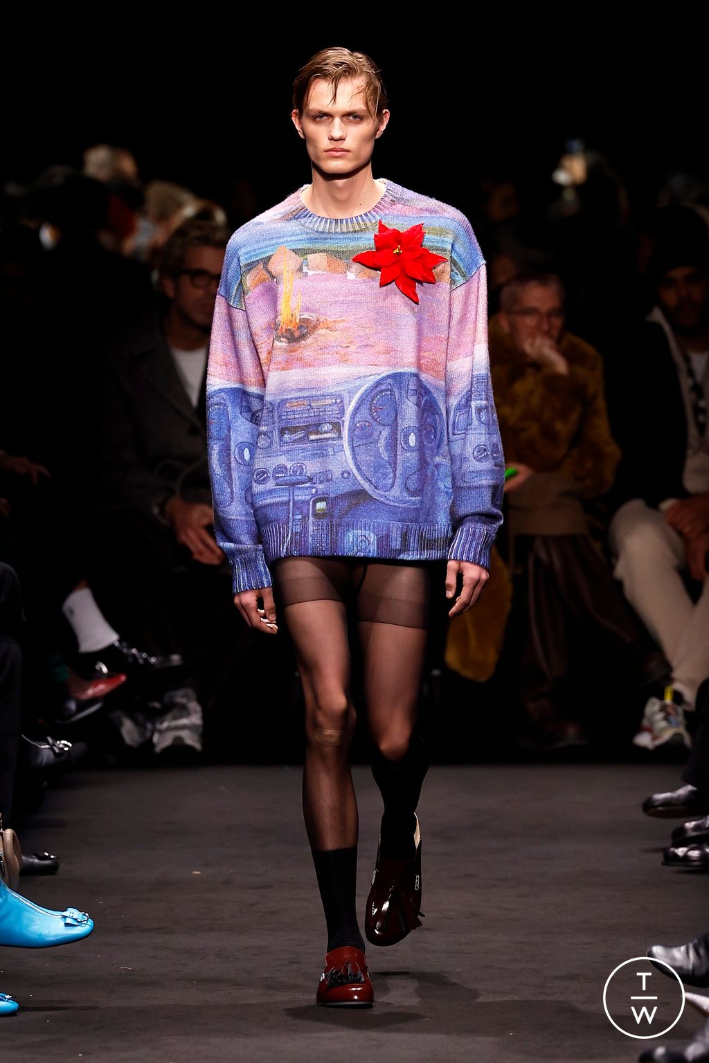 Fashion Week Milan Fall/Winter 2024 look 10 de la collection JW Anderson menswear