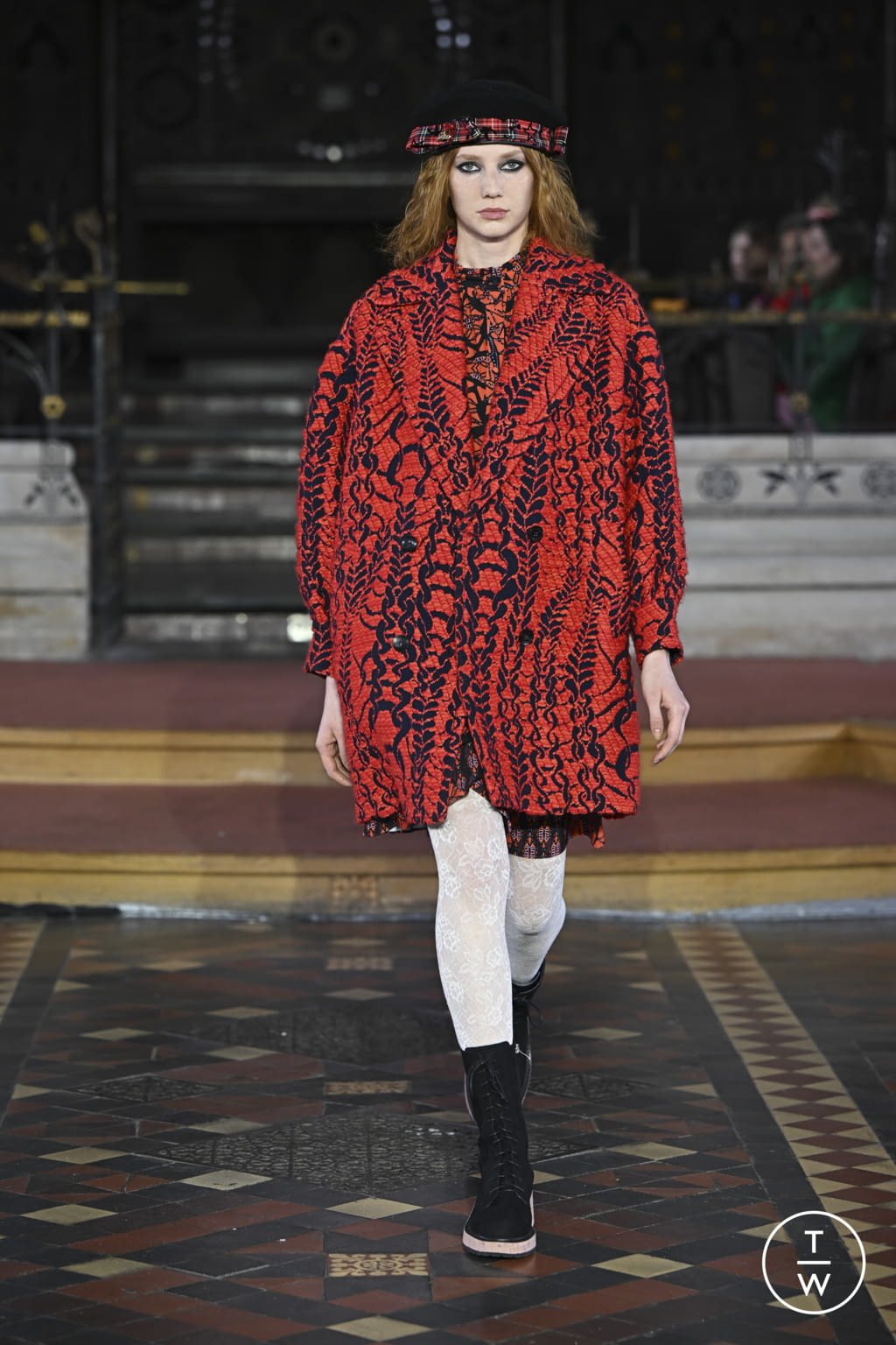 Fashion Week London Fall/Winter 2022 look 16 from the Bora Aksu collection womenswear