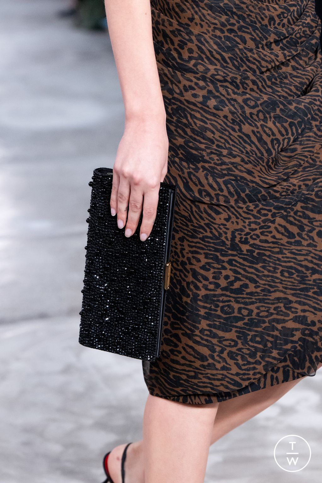 Fashion Week New York Fall/Winter 2026 look 39 from the Carolina Herrera collection womenswear accessories