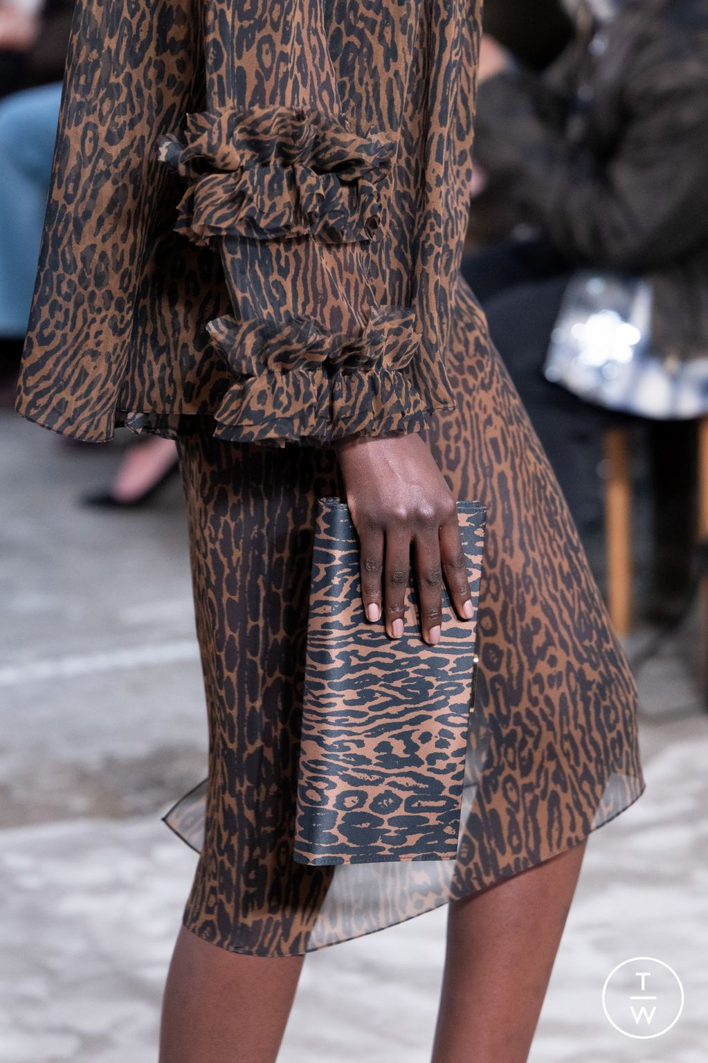 Fashion Week New York Fall/Winter 2026 look 42 from the Carolina Herrera collection womenswear accessories