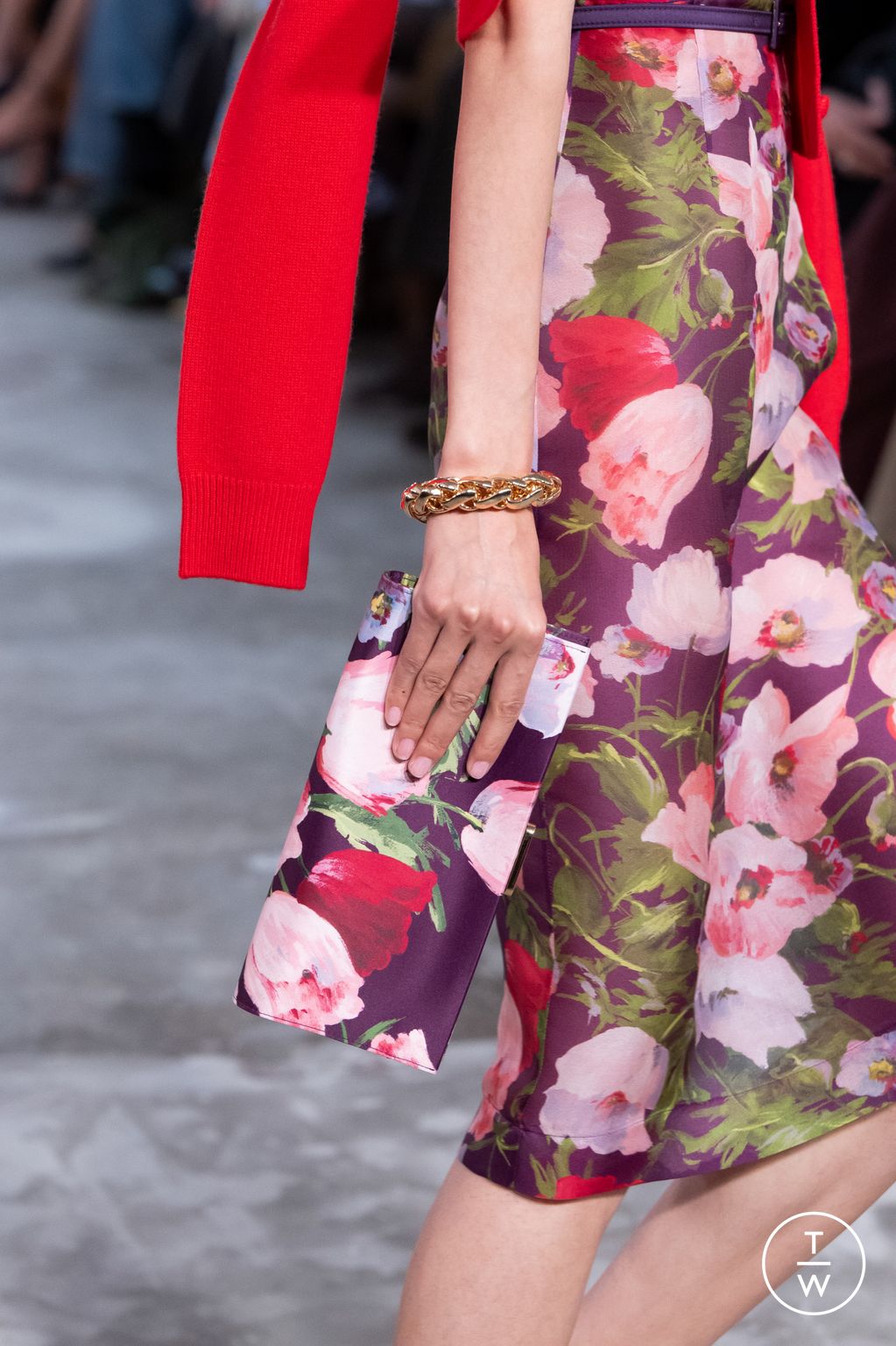 Fashion Week New York Fall/Winter 2026 look 44 from the Carolina Herrera collection womenswear accessories