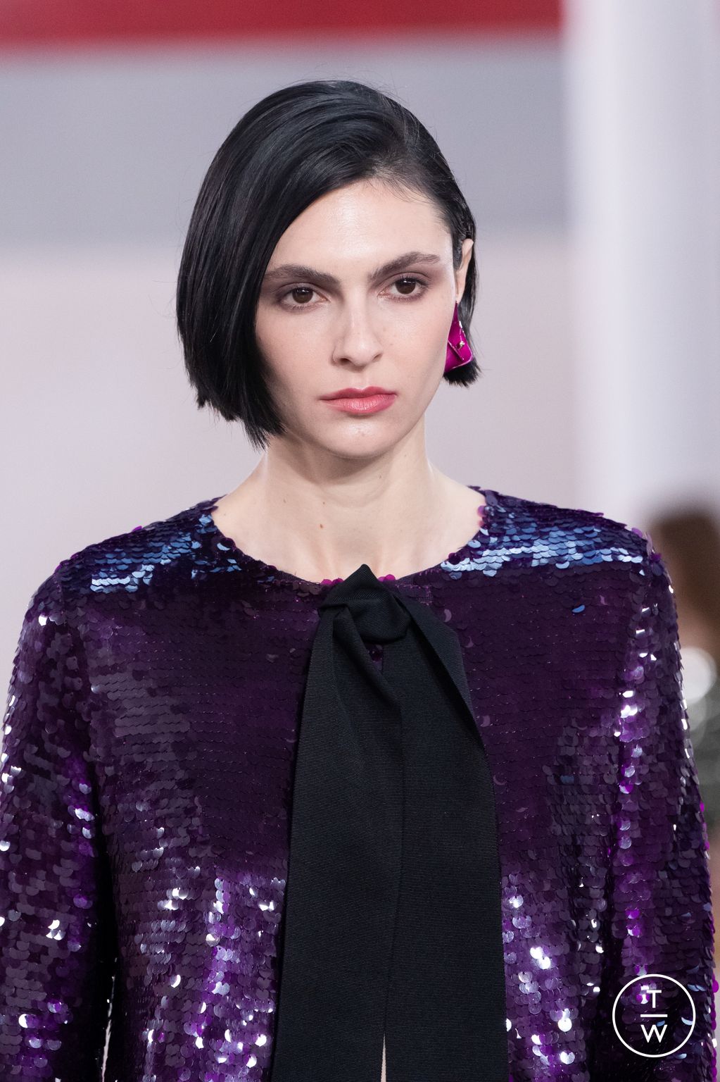 Fashion Week New York Fall/Winter 2026 look 48 from the Carolina Herrera collection womenswear accessories