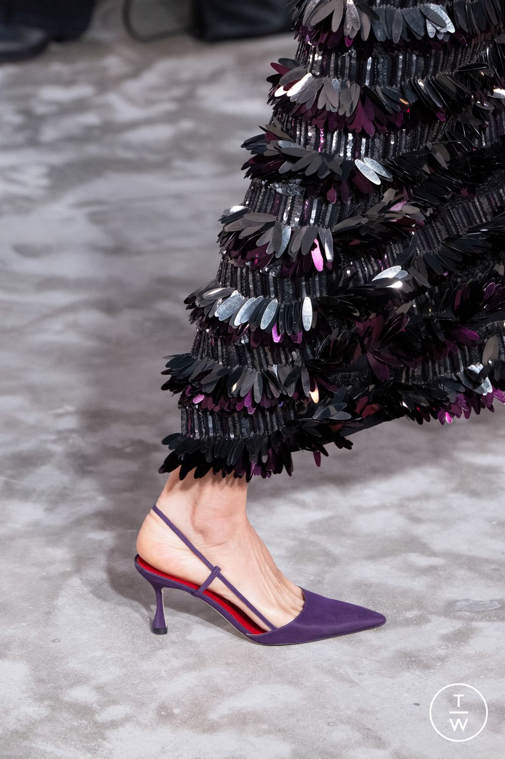 Fashion Week New York Fall/Winter 2026 look 49 from the Carolina Herrera collection womenswear accessories