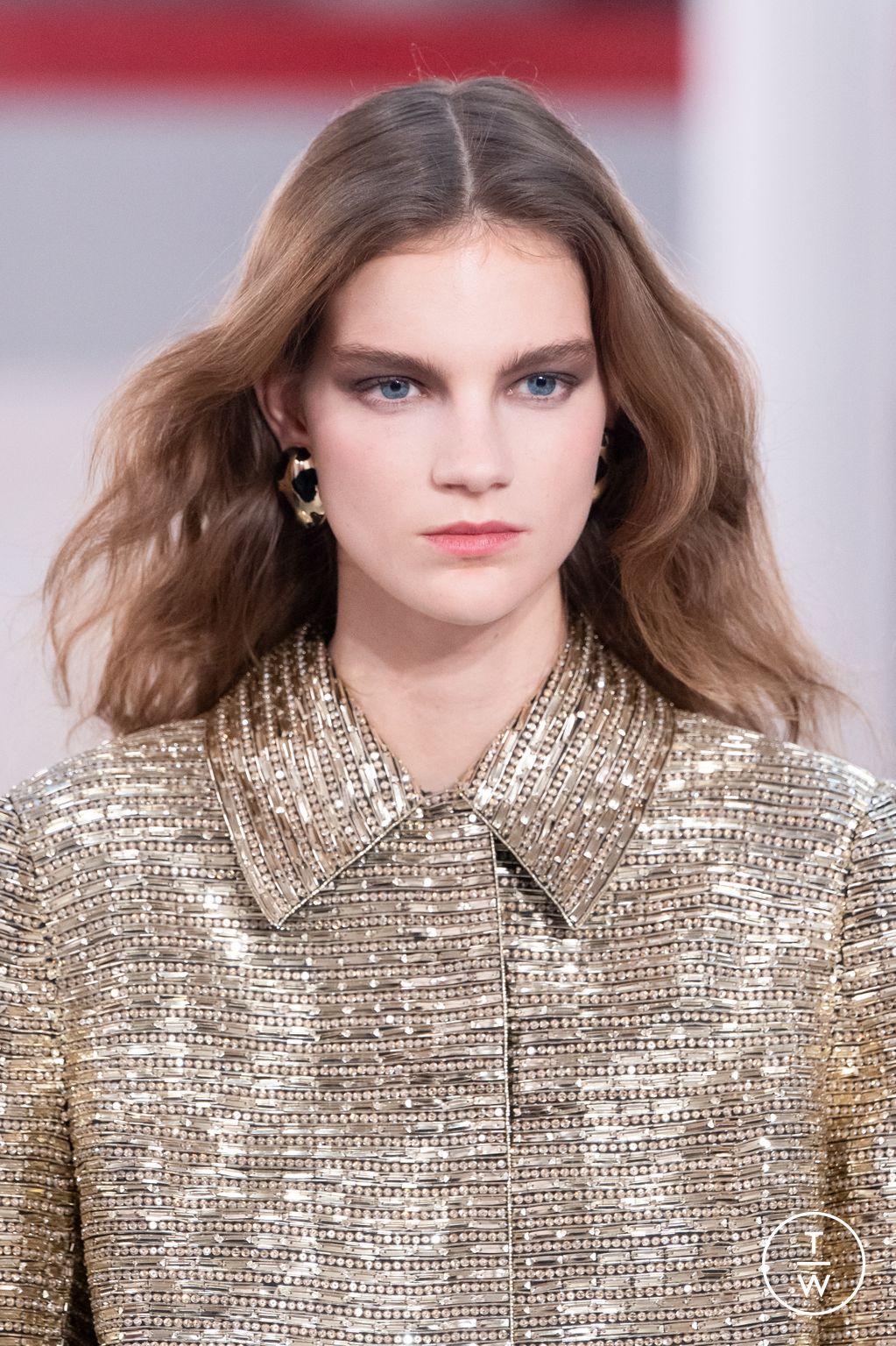 Fashion Week New York Fall/Winter 2026 look 54 from the Carolina Herrera collection womenswear accessories