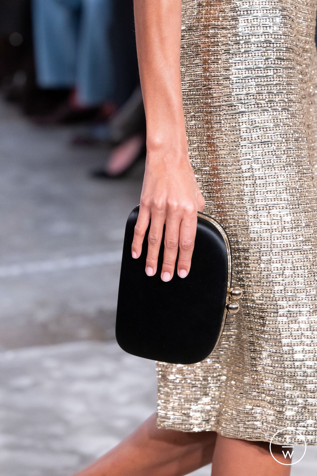 Fashion Week New York Fall/Winter 2026 look 58 from the Carolina Herrera collection womenswear accessories