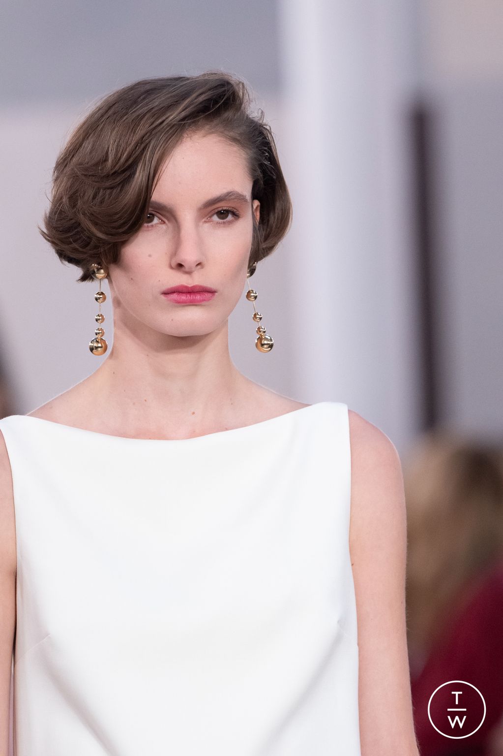 Fashion Week New York Fall/Winter 2026 look 62 from the Carolina Herrera collection womenswear accessories