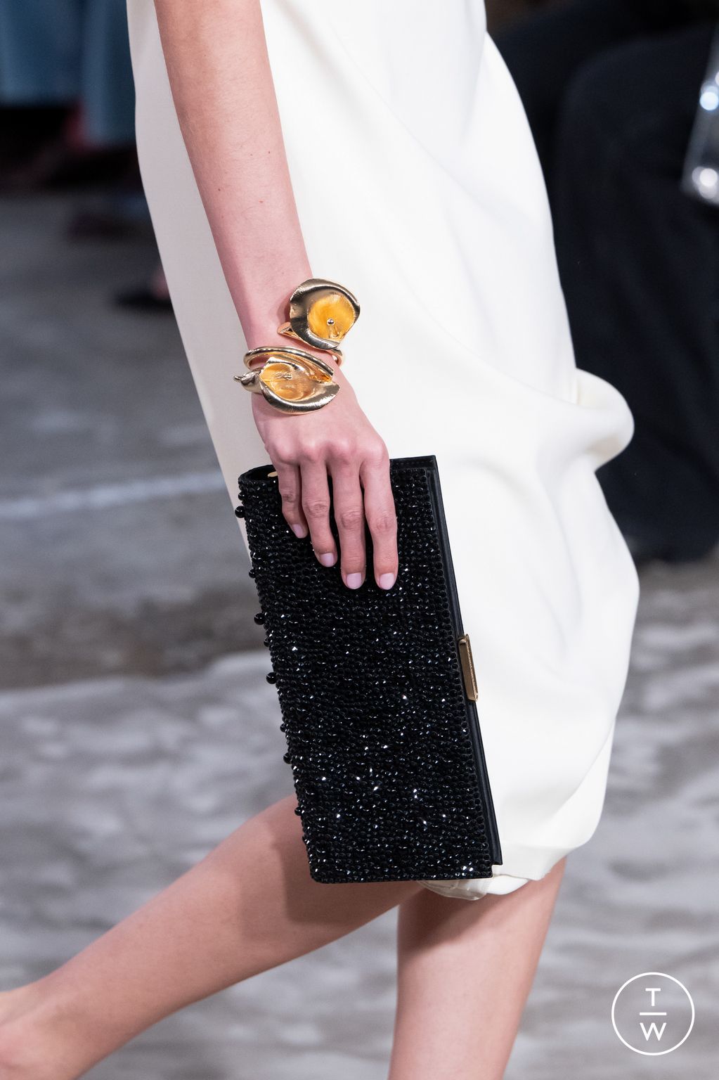 Fashion Week New York Fall/Winter 2026 look 63 from the Carolina Herrera collection womenswear accessories