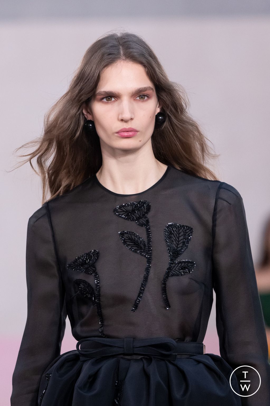 Fashion Week New York Fall/Winter 2026 look 67 from the Carolina Herrera collection womenswear accessories