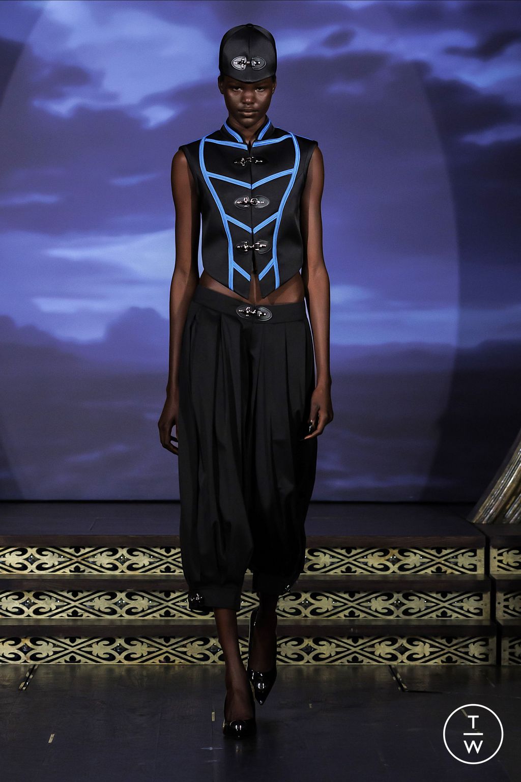 Fashion Week London Spring/Summer 2026 look 4 from the Keburia collection womenswear