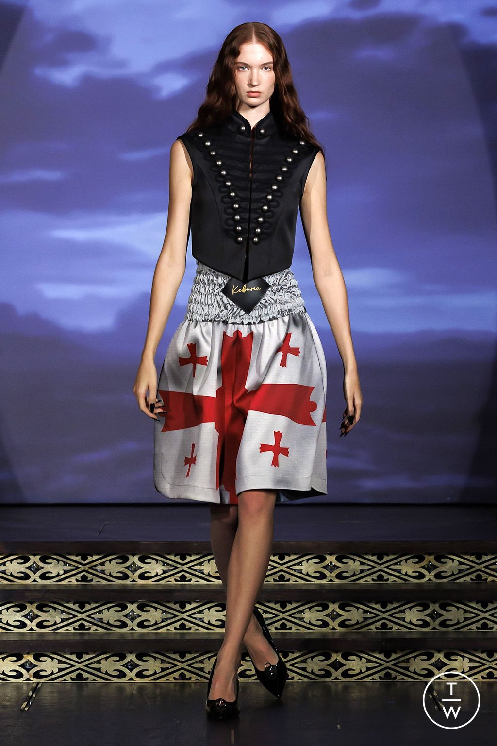 Fashion Week London Spring/Summer 2026 look 12 from the Keburia collection womenswear