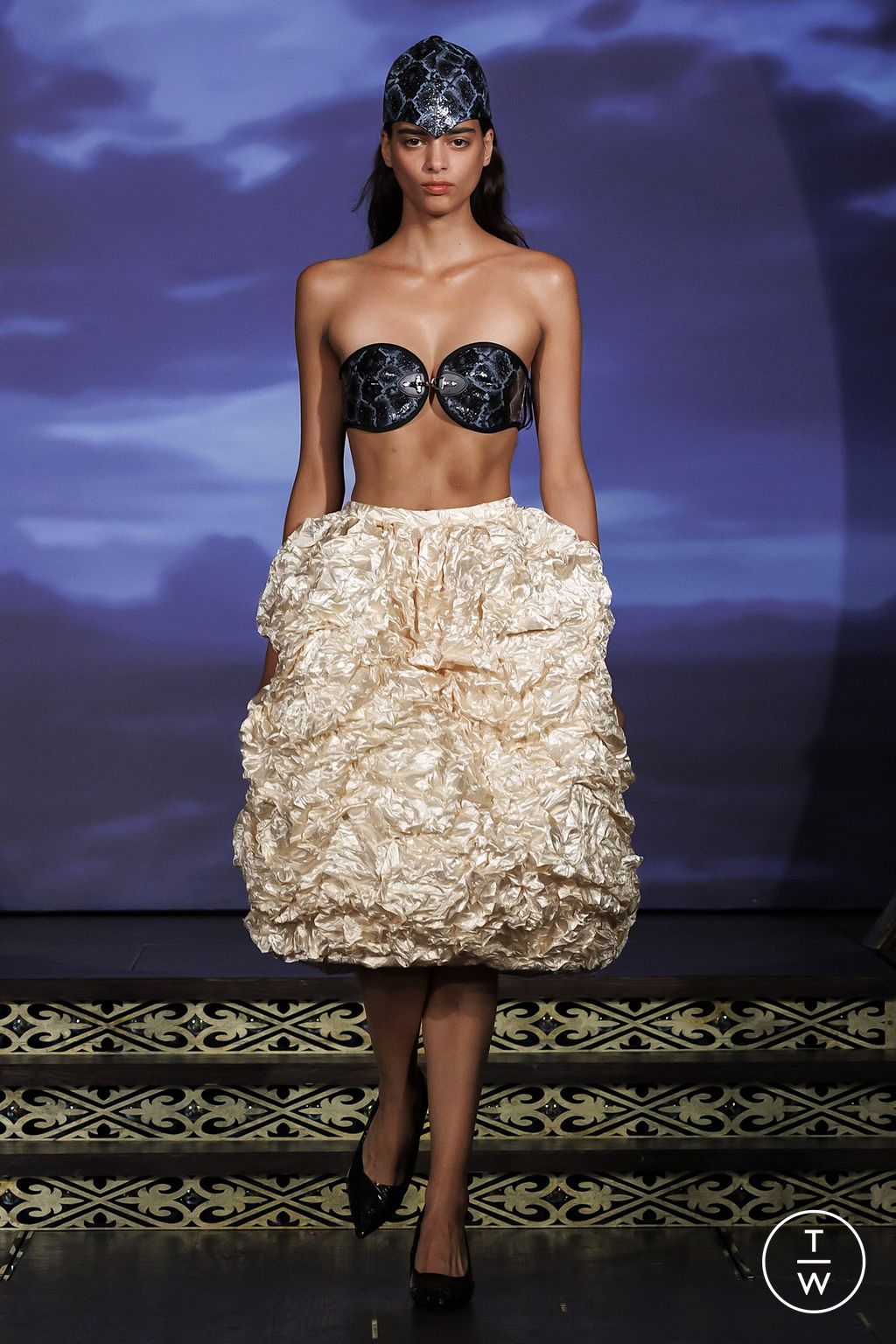 Fashion Week London Spring/Summer 2026 look 25 from the Keburia collection womenswear