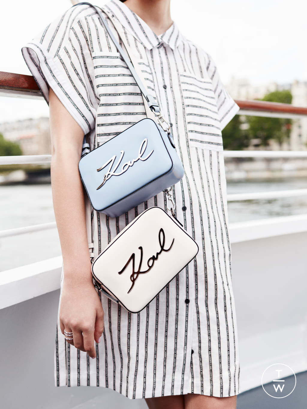 Fashion Week Paris Spring/Summer 2018 look 7 de la collection Karl Lagerfeld womenswear accessories