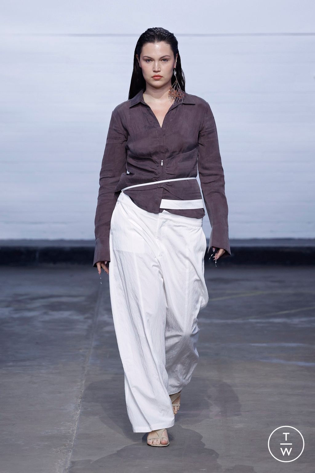 Fashion Week London Fall/Winter 2026 look 15 from the KAROLINE VITTO collection womenswear