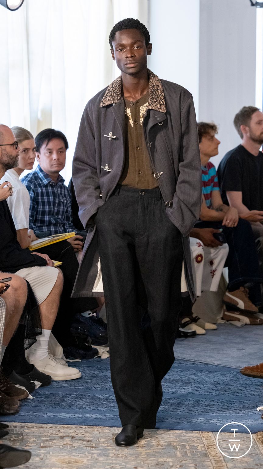 Fashion Week Paris Spring/Summer 2026 look 30 from the Kartik Research collection menswear
