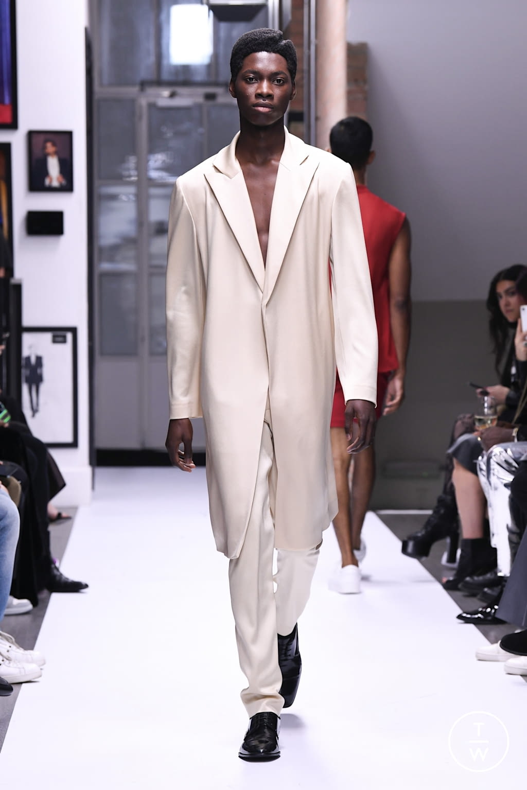 Fashion Week London Spring/Summer 2022 look 18 from the Kaushik Velendra collection menswear