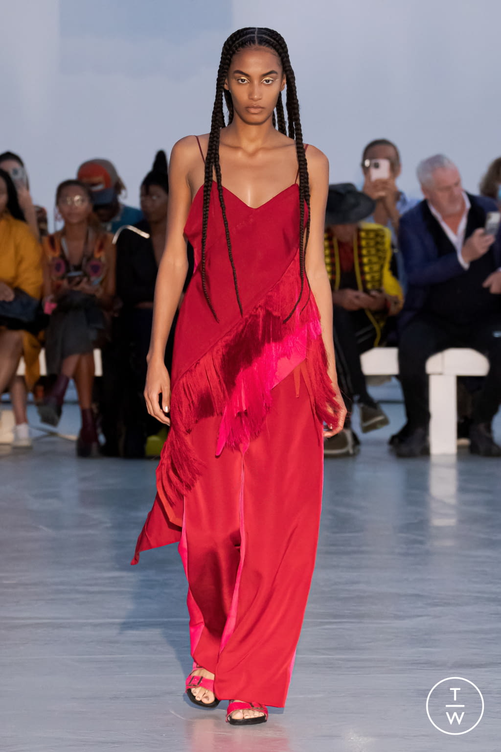 Fashion Week Paris Spring/Summer 2022 look 3 from the Kenneth Ize collection womenswear