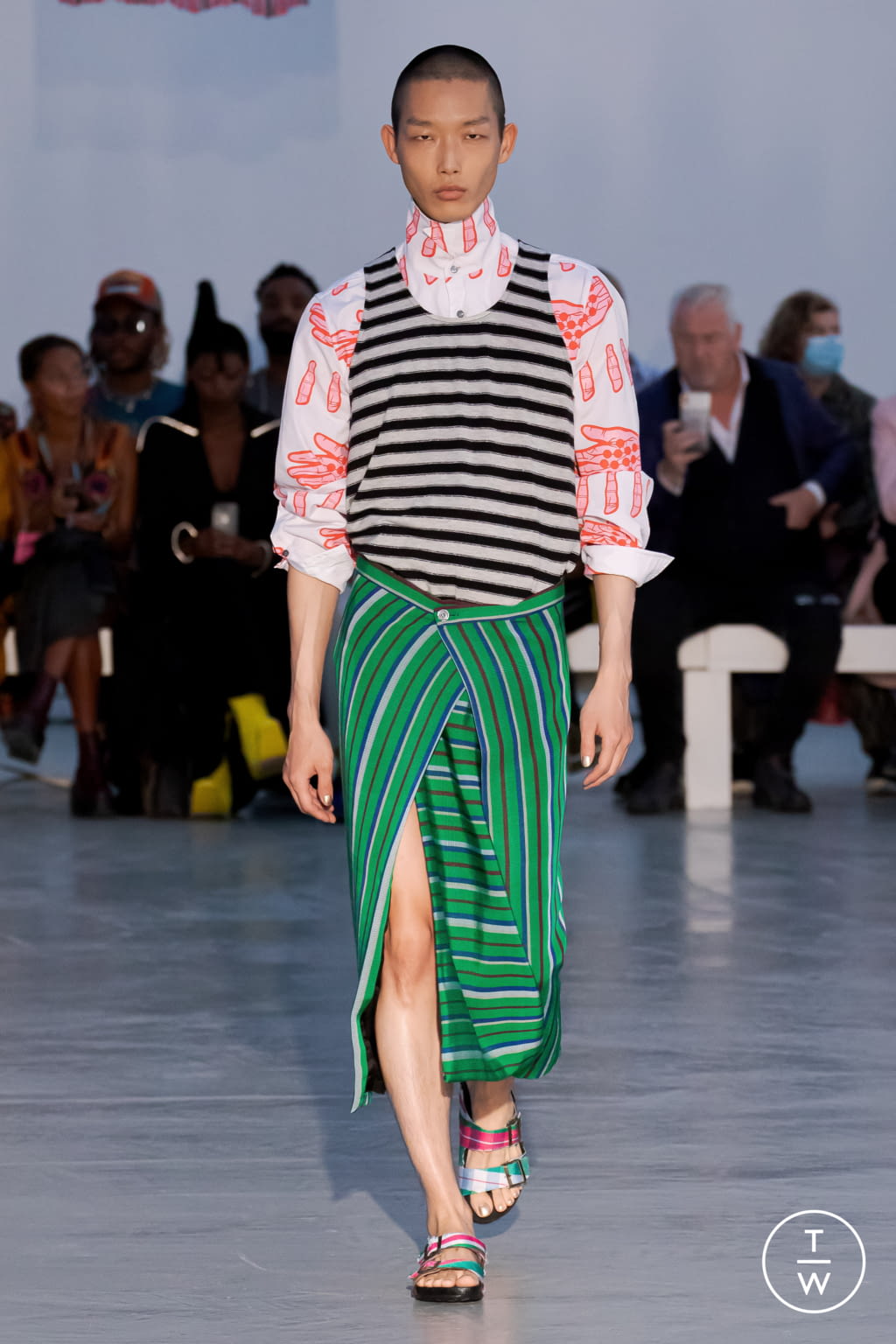 Fashion Week Paris Spring/Summer 2022 look 7 de la collection Kenneth Ize womenswear