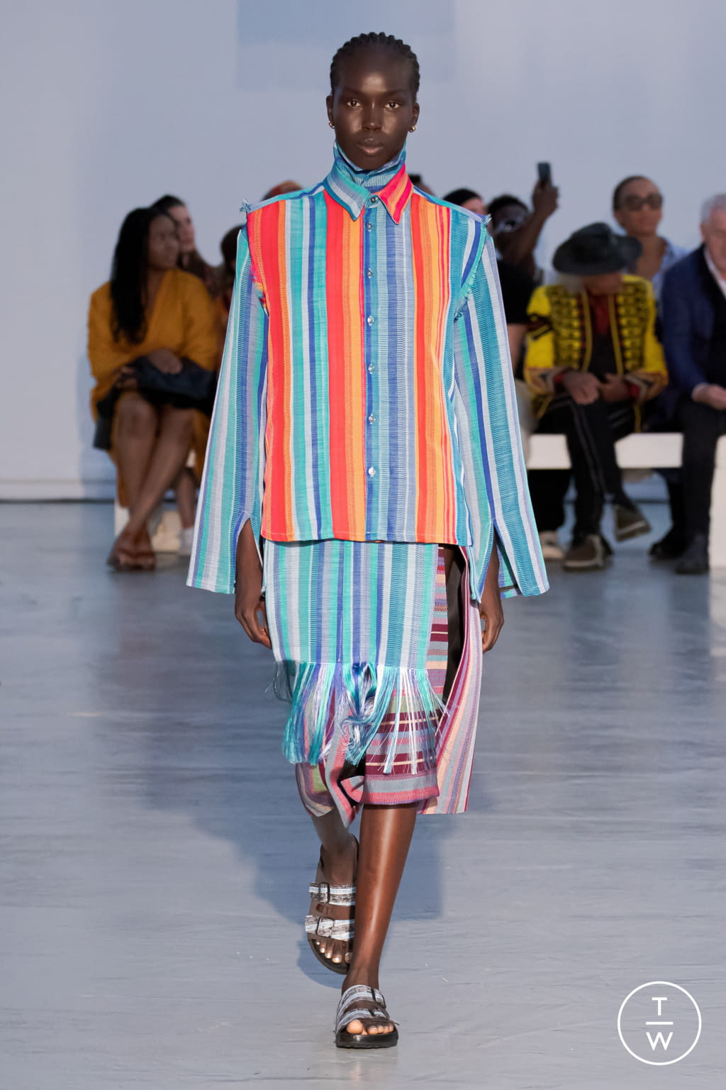 Fashion Week Paris Spring/Summer 2022 look 8 de la collection Kenneth Ize womenswear