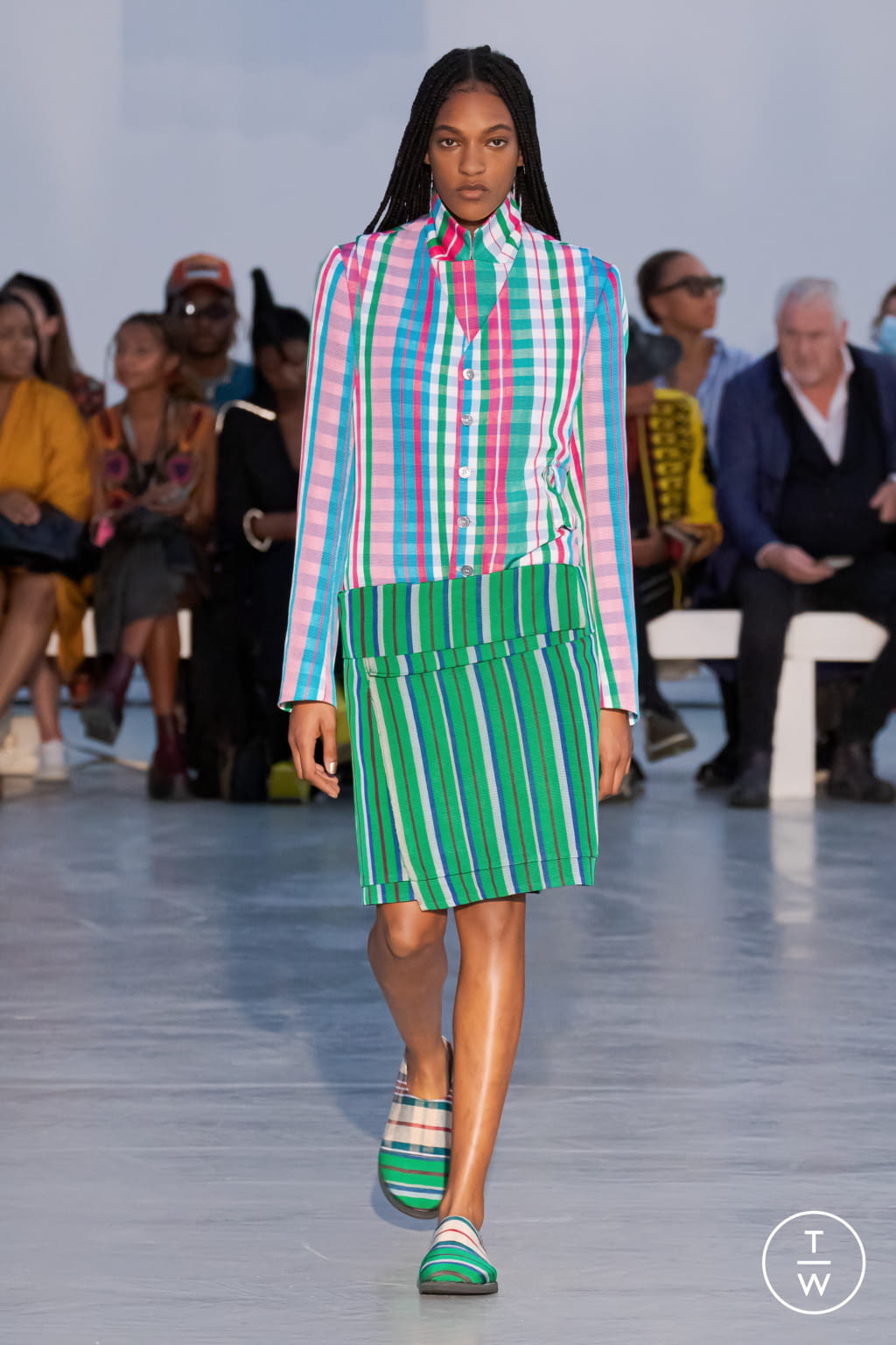 Fashion Week Paris Spring/Summer 2022 look 9 de la collection Kenneth Ize womenswear
