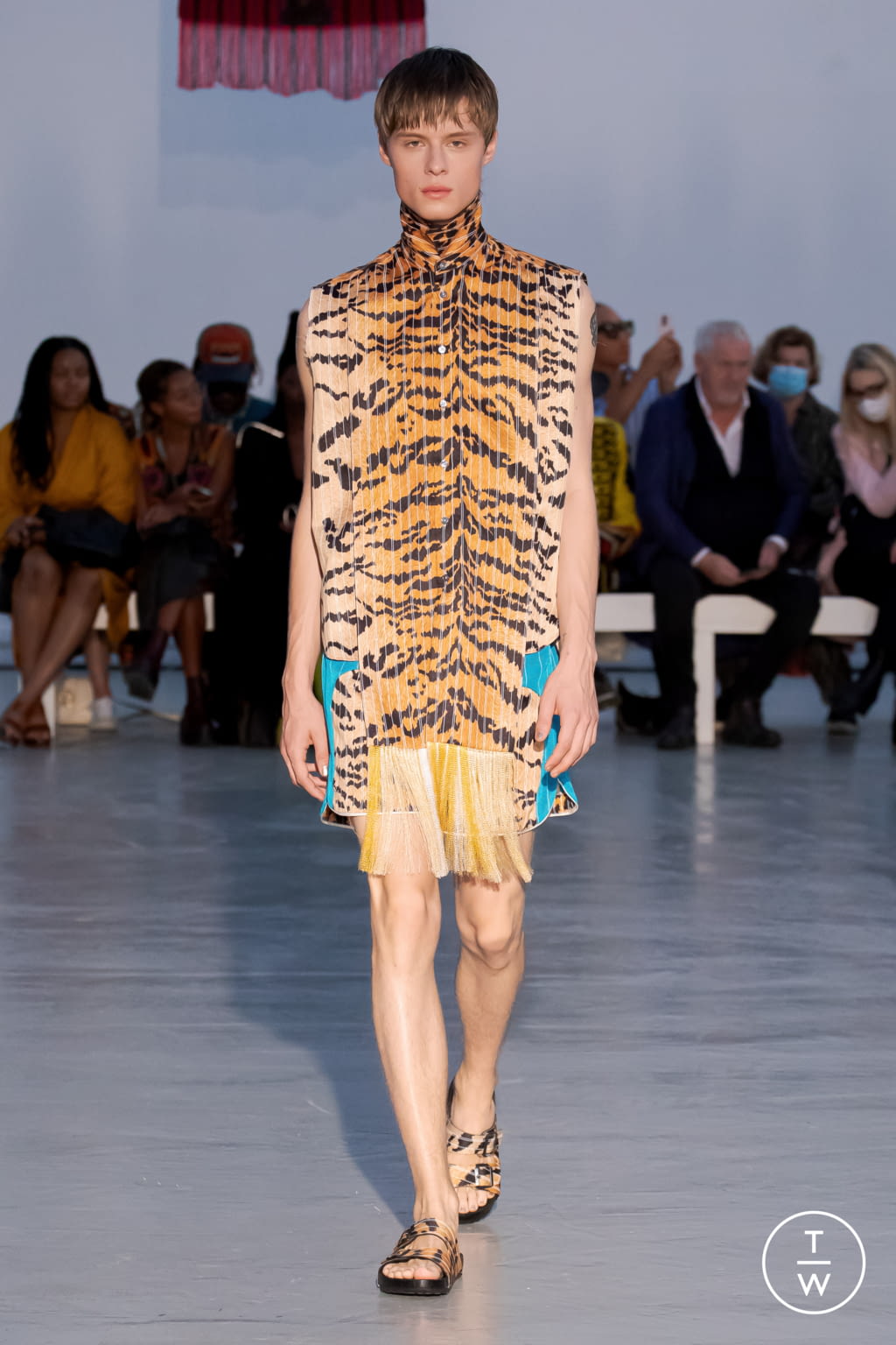 Fashion Week Paris Spring/Summer 2022 look 13 from the Kenneth Ize collection womenswear