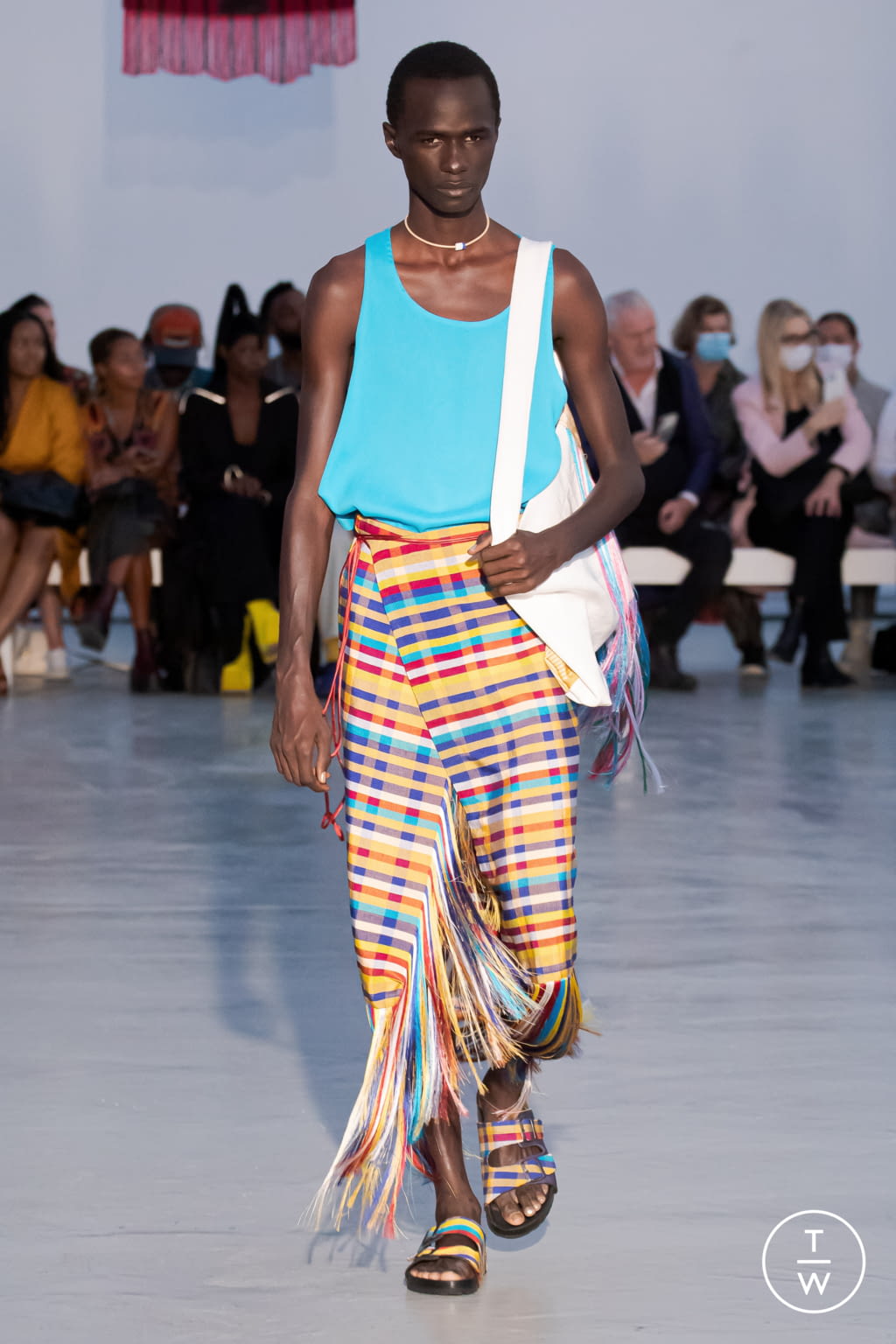 Fashion Week Paris Spring/Summer 2022 look 15 from the Kenneth Ize collection womenswear