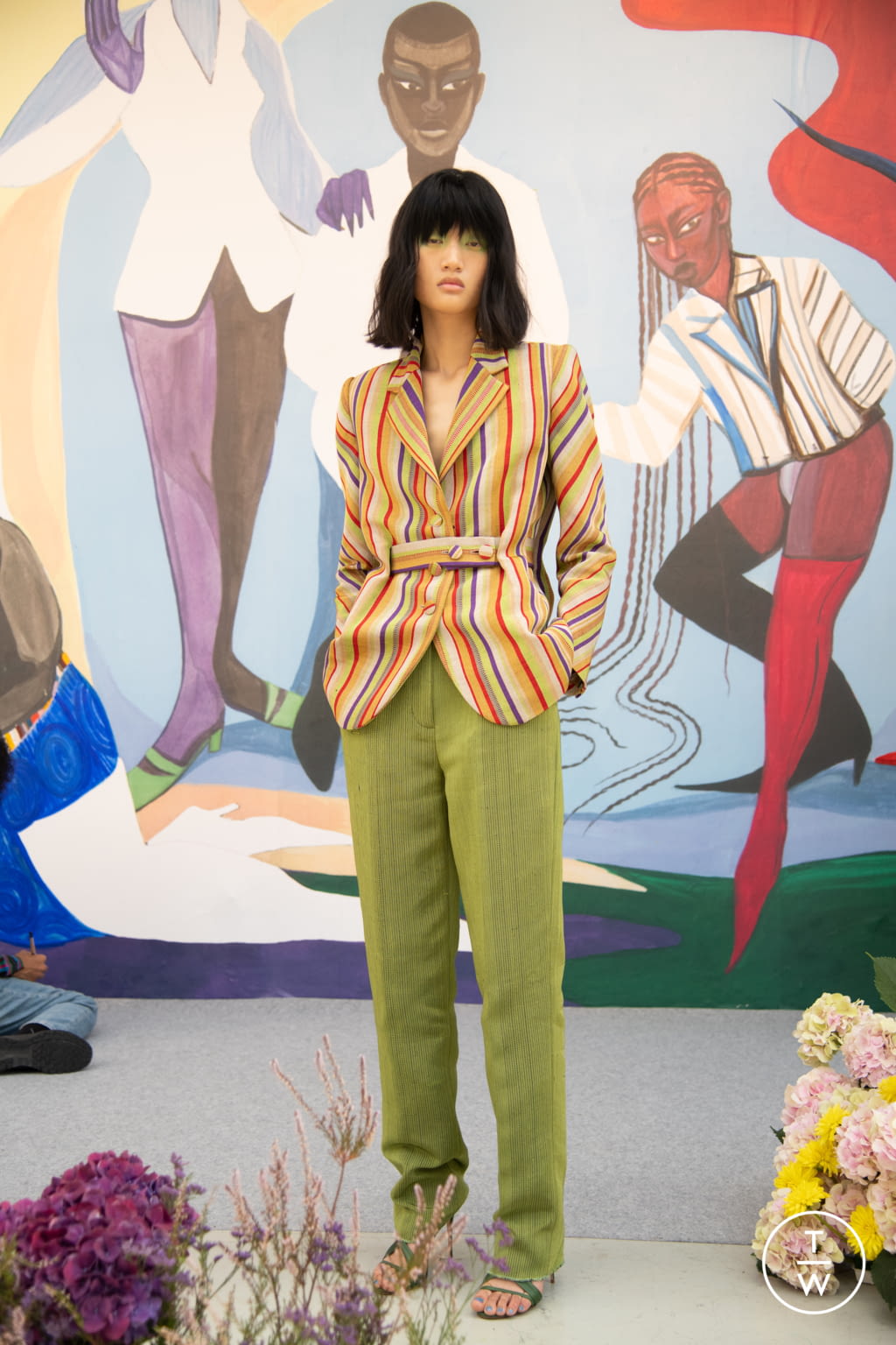Fashion Week Paris Spring/Summer 2021 look 2 from the Kenneth Ize collection womenswear