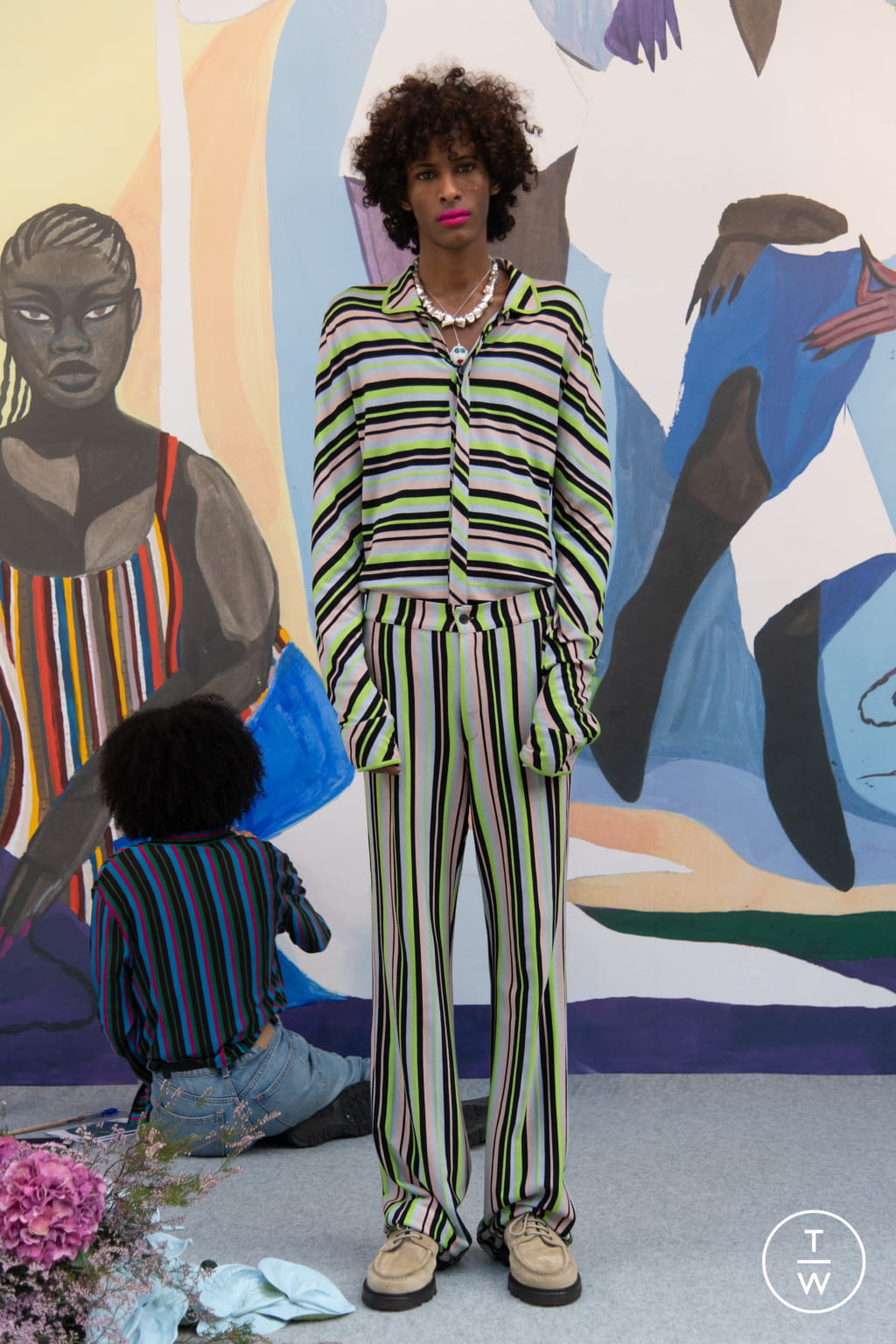 Fashion Week Paris Spring/Summer 2021 look 3 from the Kenneth Ize collection womenswear