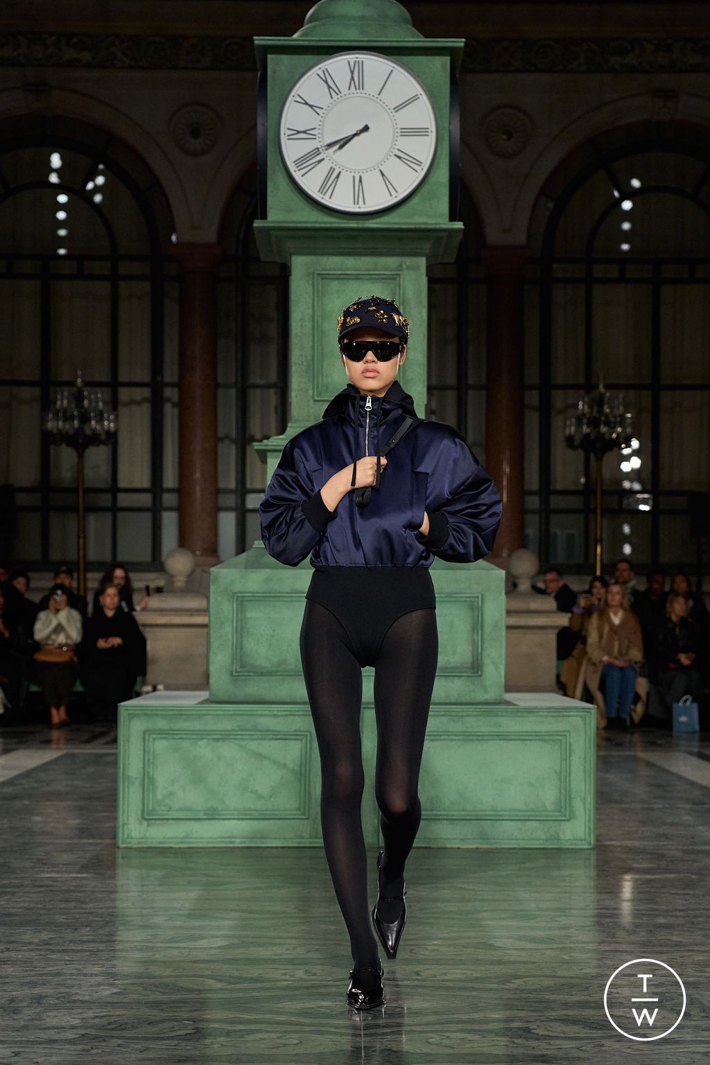 Fashion Week London Fall/Winter 2025 look 25 from the Kent & Curwen collection womenswear